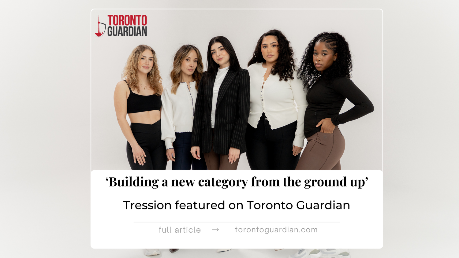 TRESSION FEATURED IN TORONTO GUARDIAN